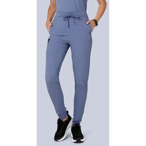 Mandala Scrub Jogger Pants Womens Small Blue Periwinkle